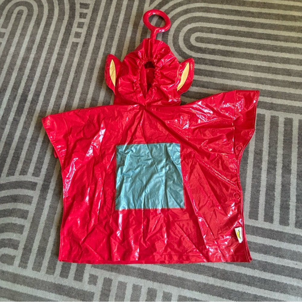 Vintage Teletubbies Po rain poncho